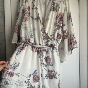 Floral Wrap‎ Dress